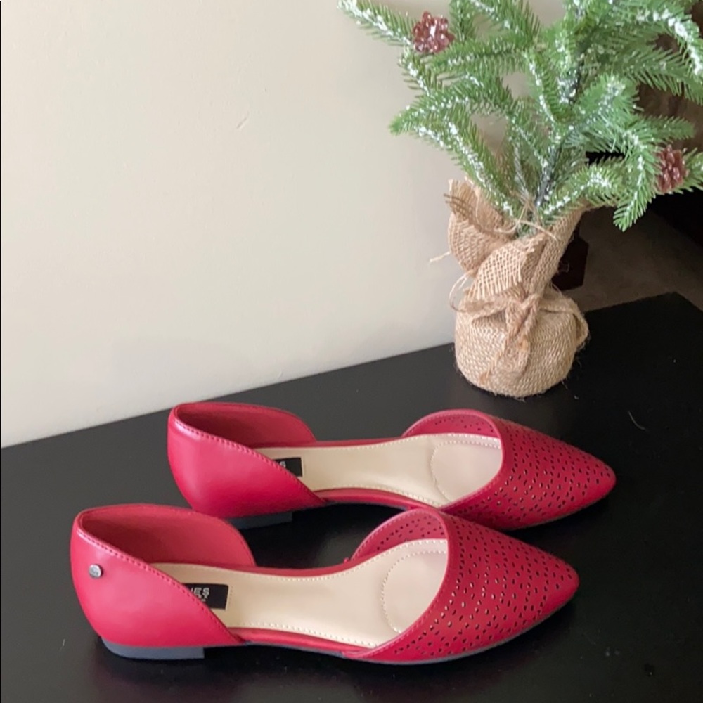 NWOT - Jones New York - Signature - Red Flats - 8M
